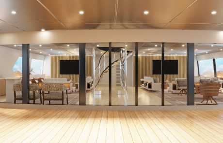 Hermes Mega Catamaran | Adventures to Peru Adventures to Peru | Hermes Mega Catamaran Galapagos Luxury Main Salon 6 460x295 1