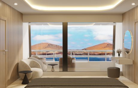 Hermes Mega Catamaran | Adventures to Peru Adventures to Peru | Hermes Mega Catamaran Galapagos Luxury Suite King 3 460x295 1