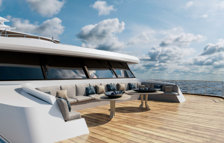 Hermes Mega Catamaran | Adventures to Peru Adventures to Peru | Obsrvation deck view 1 460x295 1