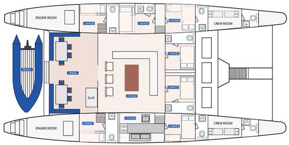 Adventures to Peru | lower deck nemo II